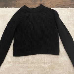 Alice and Olivia Black cashmere sweater